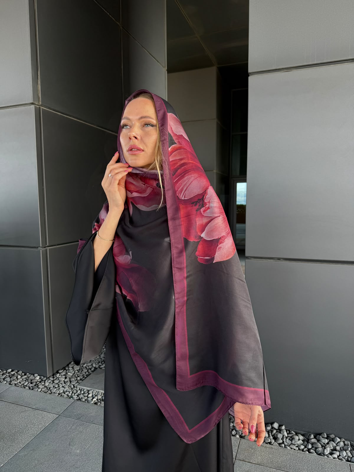 Açelya Desen Pamuk Şal 