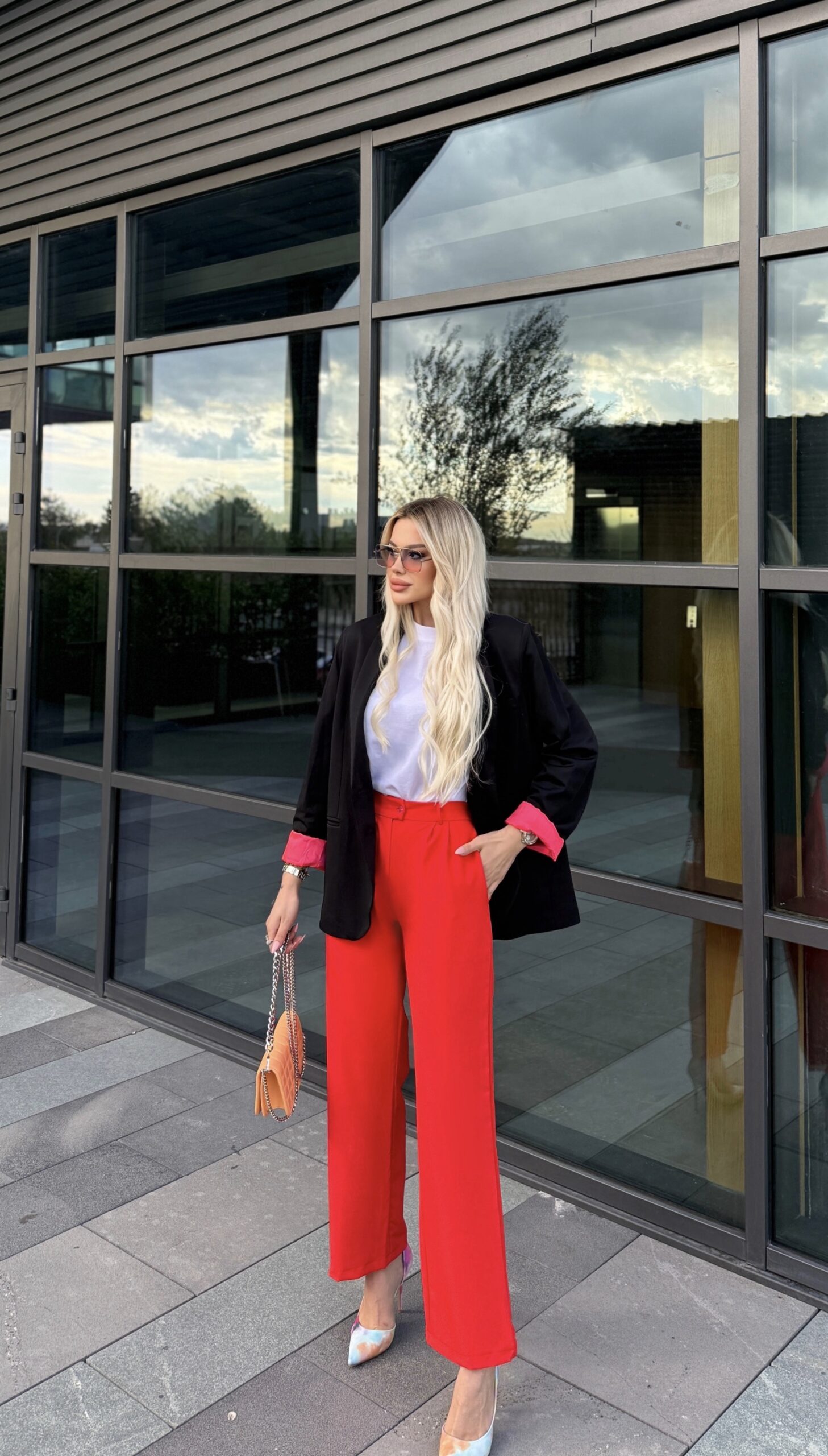 Siyah Astarlı Blazer Ceket